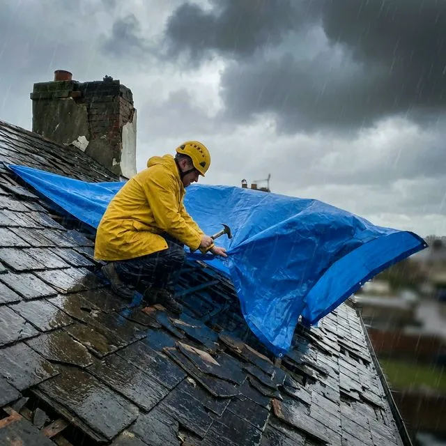 Emergency Roof Repair process in Bakersfield, CA