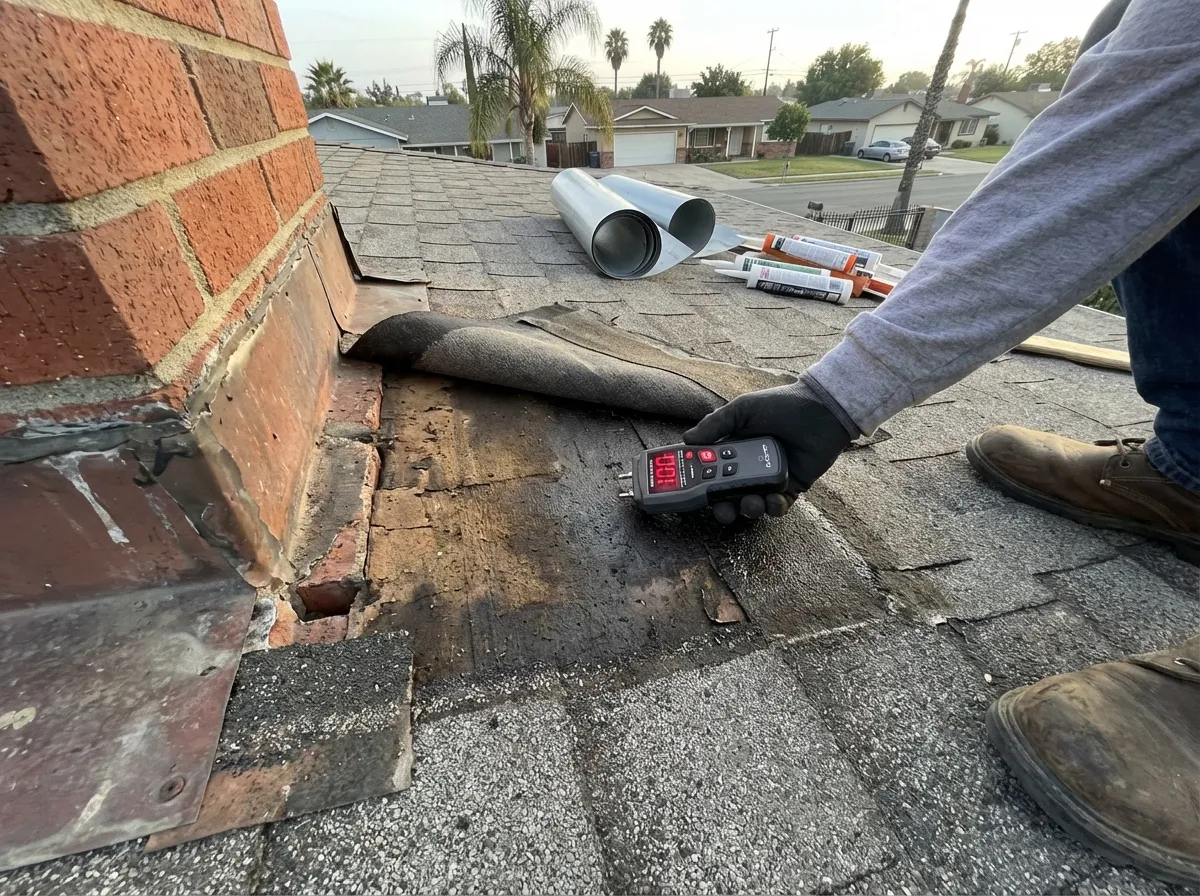 Roof Leak Repair process in Bakersfield, CA