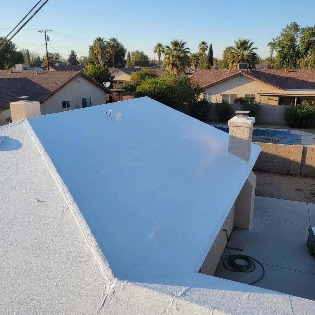 Silicone Elastomeric Roof Coating in Bakersfield, CA