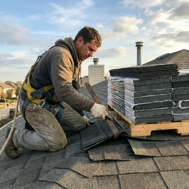 Wind Damage Roof Repair process in Bakersfield, CA